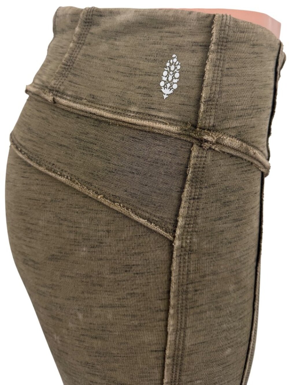 NWT Free People Movement Washed Green High Waist Leggings - Picture 7 of 16